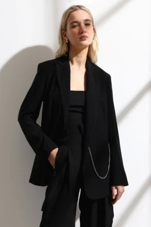 Blazer Castaña