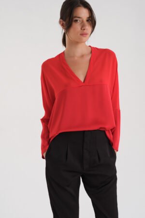 camisa crepe