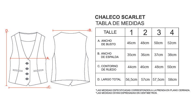 Chaleco Scarlet chaleco scarlet